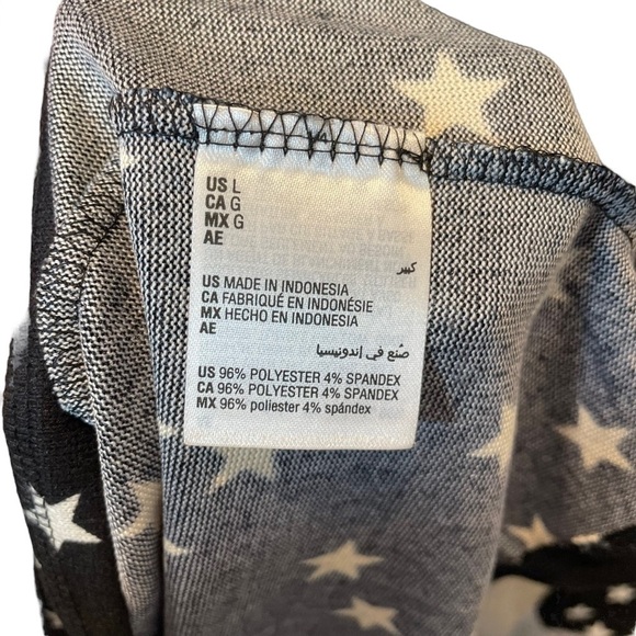 Charter Club Macy's Butter Soft Sleep Shirt Black Star XS New - Picture 6 of 7